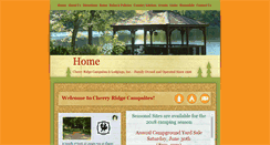 Desktop Screenshot of cherryridgecampsites.com